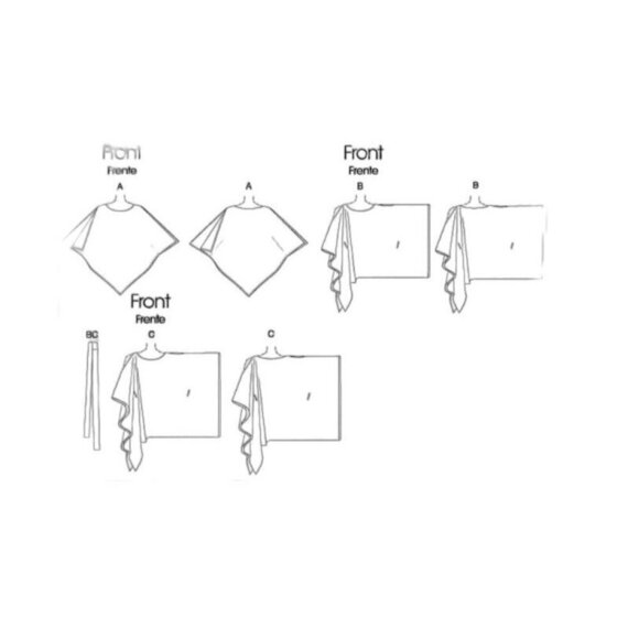 McCalls Sewing Pattern 6079 Misses Tunic Top Sash Size SML-MED - Picture 3 of 3